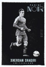 2016-17 Panini Noir Black and White Platinum #89 Xherdan Shaqiri /10