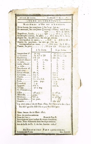 Cours de l argent - cours, a