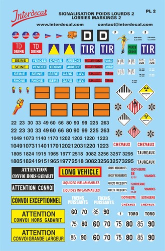 Signalisation poids lourds - , 2
