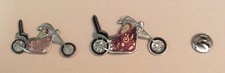 2 Pin's MOTO MOTORBIKE HARLEY DAVIDSON CHOPPER LAPEL PIN