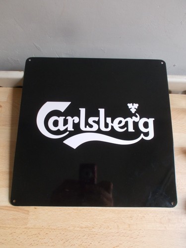 Plaque tôle bière - plaque, en