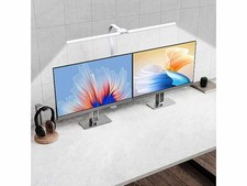 Double lampe de bureau LED à