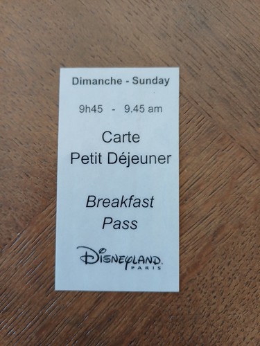 Carte petit déjeuner hôtel - carte,