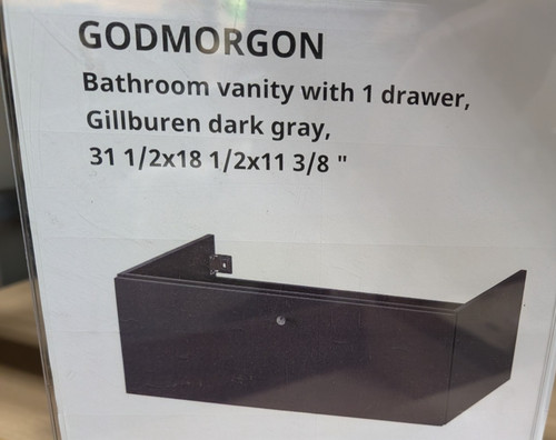 New ikea godmorgon - new,
