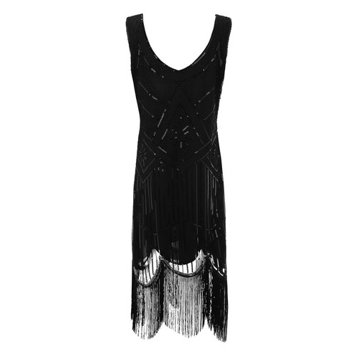 Robe femme vintage - , franges