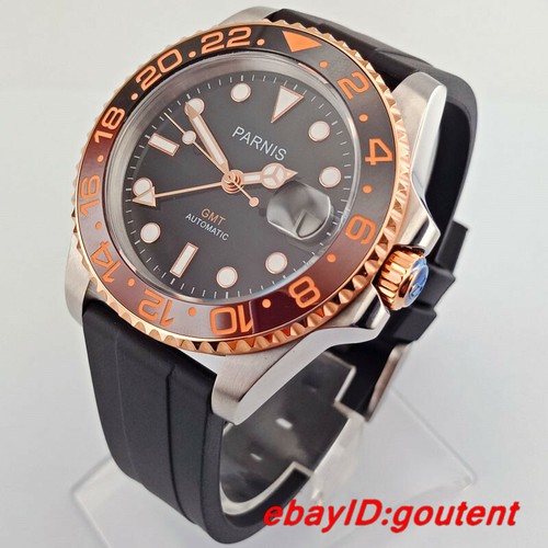 40mm parnis black dial - 40mm,