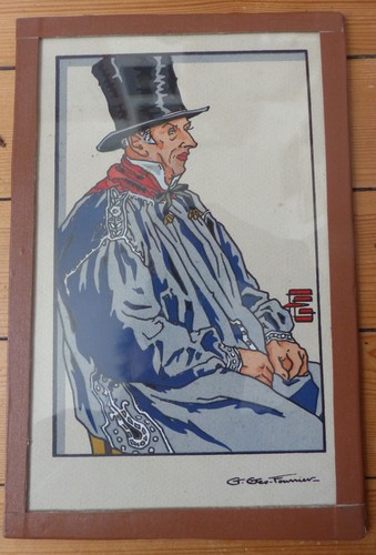 Gravure encadrée ancienne - , de