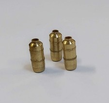 Lot de 3 extincteurs en laiton - Hauteur 9.80 mm
