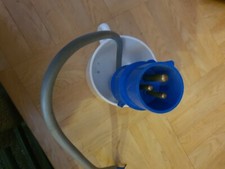 Fiche male bleue 2 + T 220V 16A pour caravane ou remorque neuve jamais servie