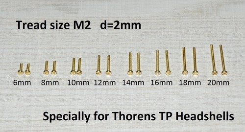 Fixing screw kit - fixing, brass