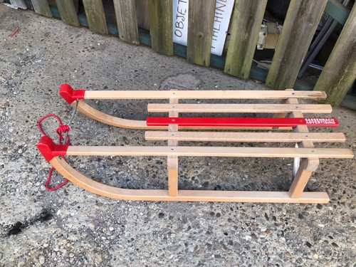 Luge bois style - luge, en