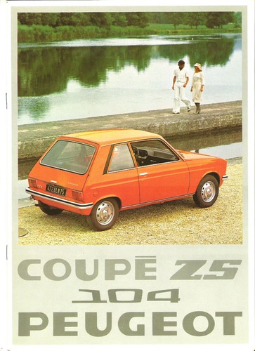 Peugeot 104 1976 coupe zs - 104,
