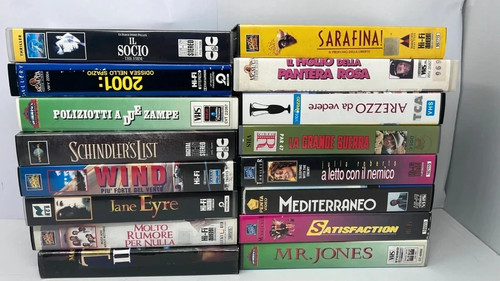 Vhs videocassette lot films - lot, 16