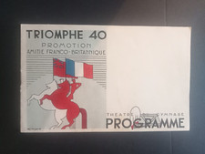 Programme Promotion amitié Franco-Britannique 1940 (23x14)
