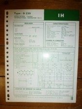 D239 - Fiche Technique IH