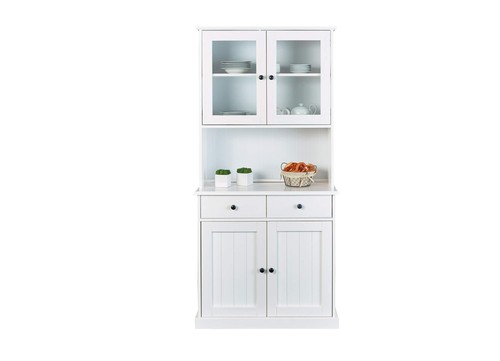 Armoire vitrine buffet salle - vitrine,