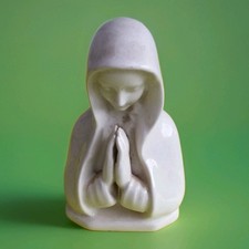  buste de la vierge marie en ancienne porcelaine allemande goebel