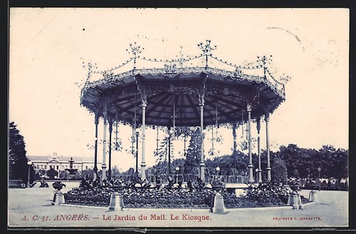 Cpa angers jardin du mail - angers,,
