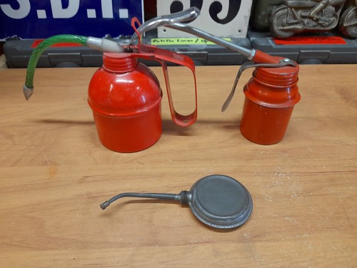 Lot anciennes burettes huile - lot,