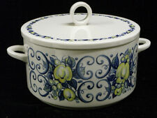 POT BOUILLON COUVERT SOUPIÈRE PORCELAINE VILLEROY & BOCH MODÈLE CADIZ DECOR BLEU