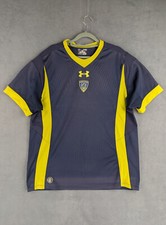 Maillot Clermont Ferrand Rugby 2016 Extérieur Under Armour XL Marine Manches Cou