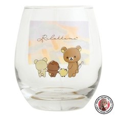 NOUVEAU verre San-X Rilakkuma Rilakkuma motif ciel après pluie B TB66302 H95 ...