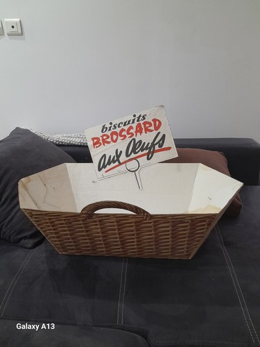 Ancien panier publicitaire - , en