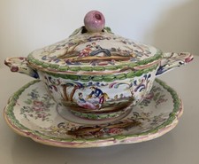 Ancien petit bouillon écuelle en faïence de l'Est Niderviller ?