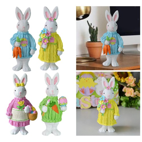 Lapin résine statue - lapin,