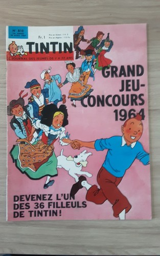 Journal tintin couverture - journal,