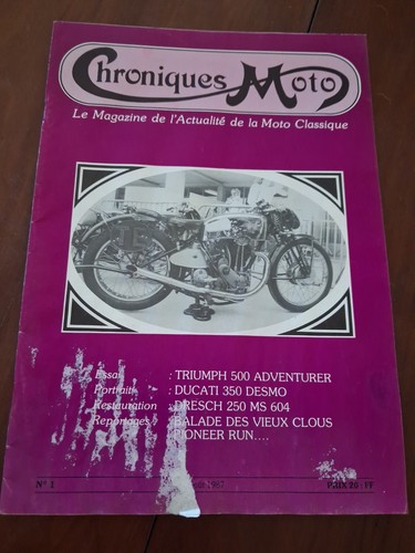Chroniques moto 1 1987 - chroniques,