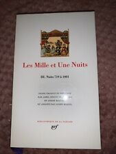 PLEIADE Les Mille Et Une Nuits