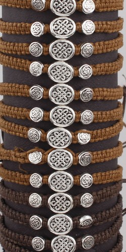 Irlandais cire cordon bracelet - irlandais,
