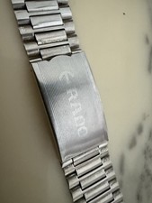 Vintage Rado NSA 18 mm Stainless Steel Wristwatch Bracelet Watch Montre Uhren