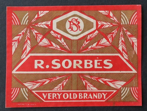 Ancienne étiquette vin - , sorbes
