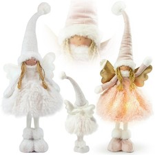 Peluche de Noël anges décorations Noël anges filles Noël 50 cm