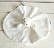 Jacadi doudou plat rond blanc