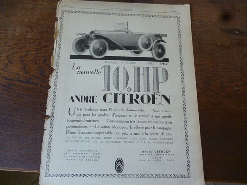 Citroen torpédo 152 - 152, +