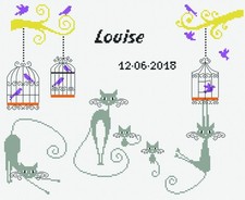 Kit à broder point de croix