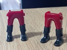 PLAYMOBIL X2 JAMBES ROUGE