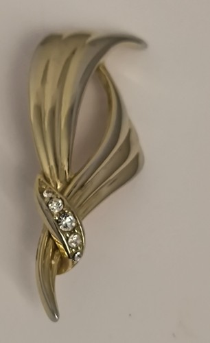 Broche vintage volute ruban - broche, en
