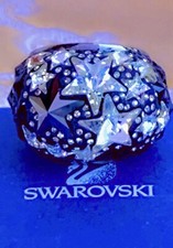 Magnifique bague SWAROVSKI cristaux étoiles  dôme bague Taille 51
