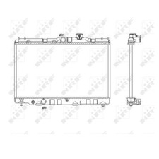 NRF 53399 Radiateur Refroidissement Moteur pour Toyota Calcio II Corolle Compact
