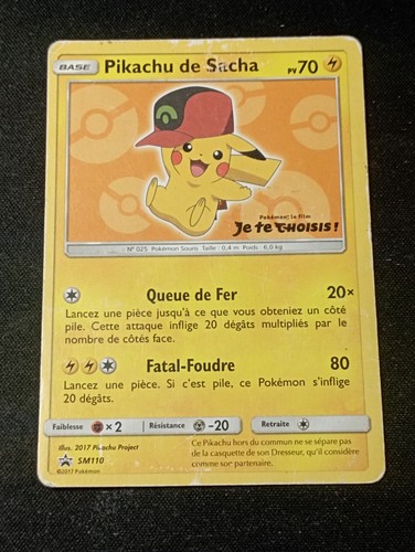Carte pokémon pikachu - -,