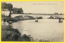 cpa Rare AZAY SUR CHER (Indre