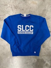 Sweat a col rond Russell Athletic "SLCC Womens Soccer" bleu blanc 50% M