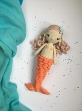Poupée sirène fait main