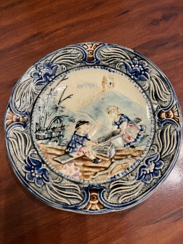 Rare assiette decorative - decorative, en
