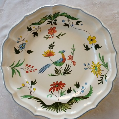Assiette faïence gien - faïence,