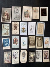 Beau Lot 22 Cartes Religieuses Anciennes - Vintage